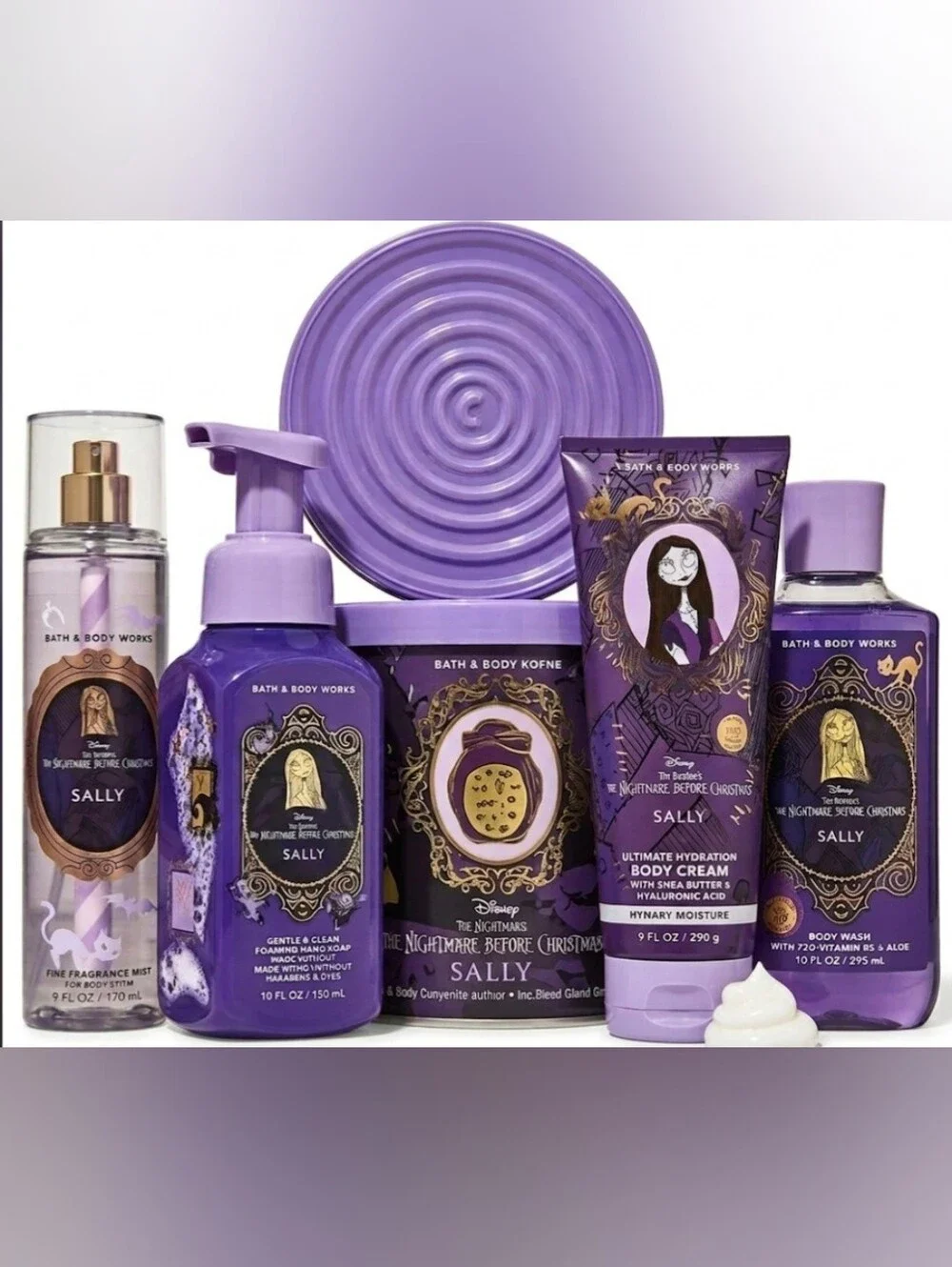 NEW!! Bath & Body Works THE NIGHTMARE BEFORE CHRISTMAS Sally BUNDLE